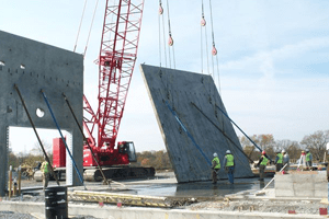 Tilt up concrete panels construction
