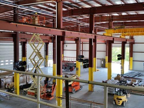 Construction services industrial facility
