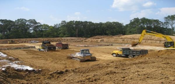 Beginning of construction phase