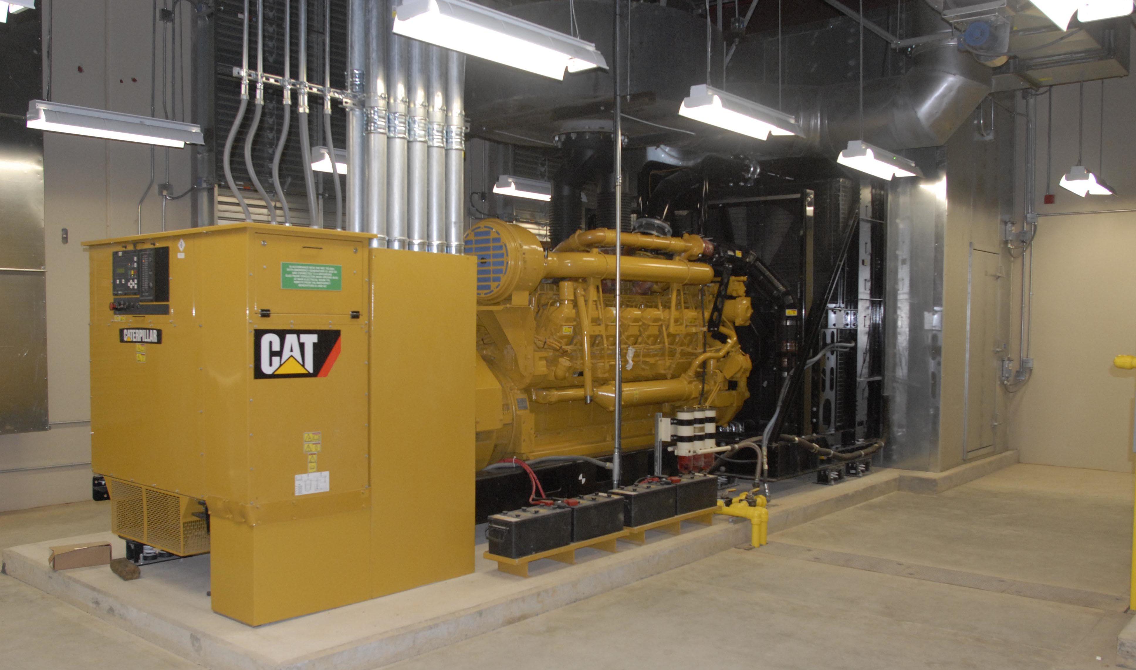 Caterpillar large generator