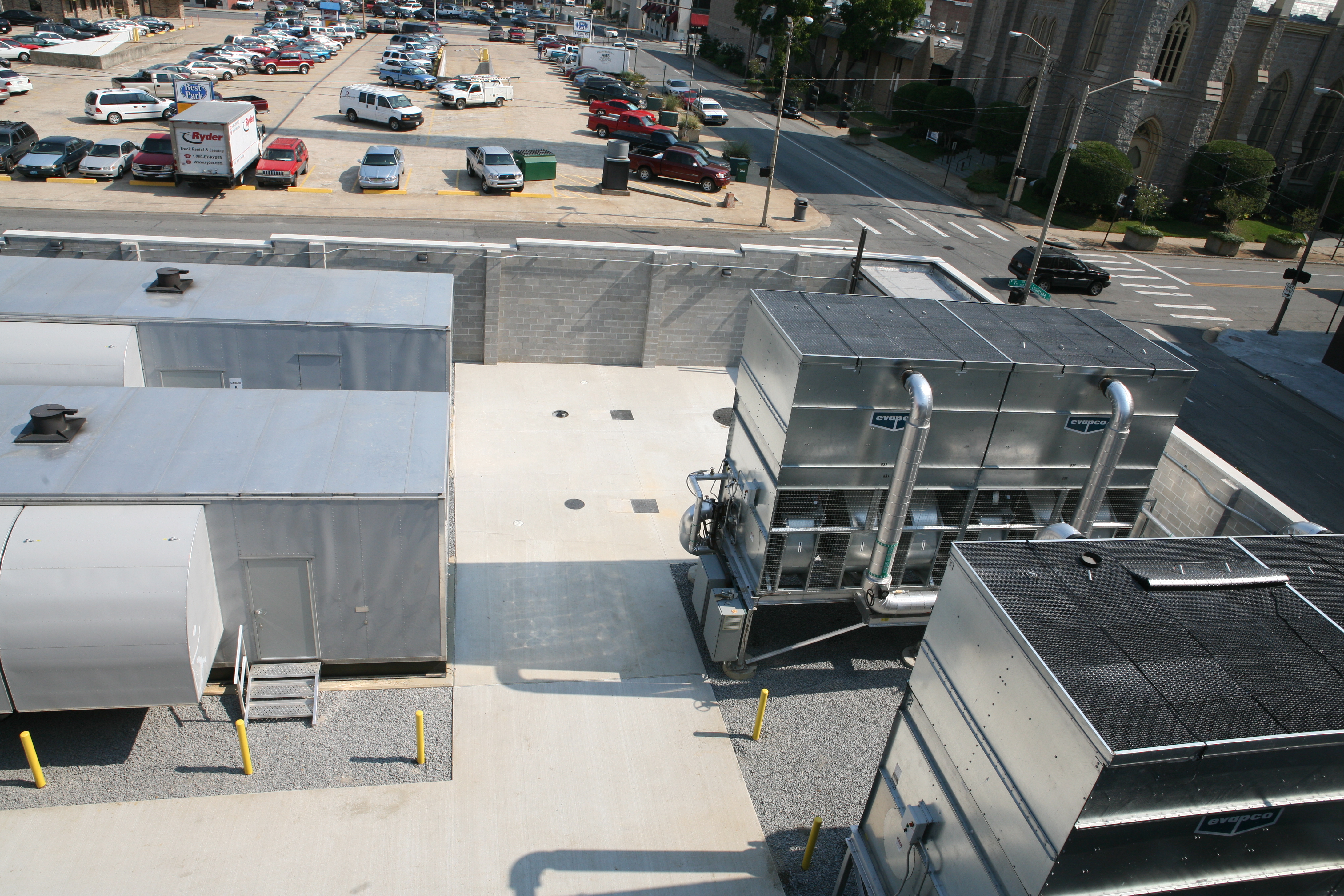 Rooftop mechanical equipment