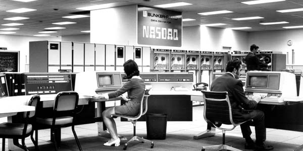 Bunker Ramo Data Center NASDAQ 1968