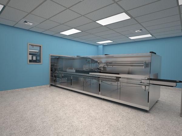 Rendering of clean room facility
