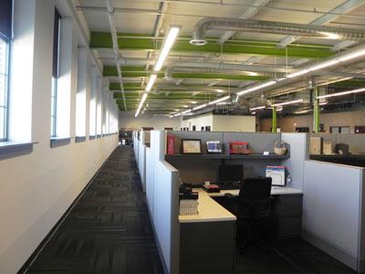 Recently completed project for office space