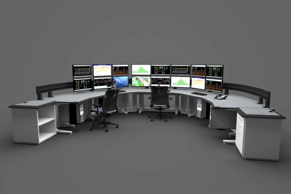 Two person custom operator console